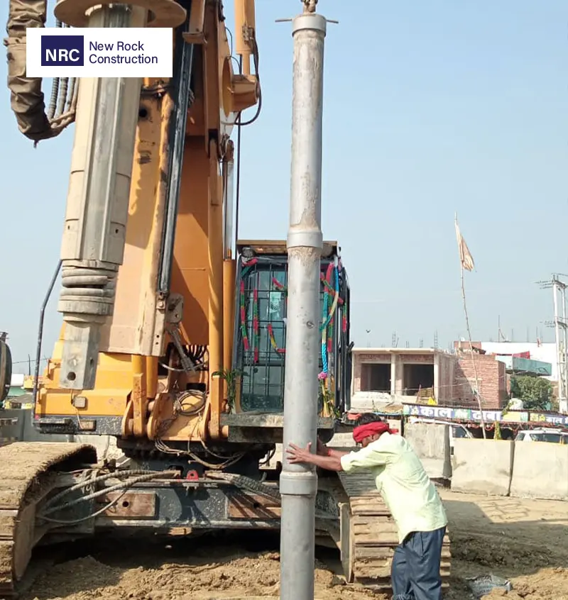Hydraulic Piling | Advanced Pile Solutions | New Rock Construction Bihar